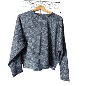 Lou & Grey Black and White Crewneck Sweatshirt XL NWT